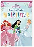 Disney Prinzessin: Unsere schönsten Malbilder: Mehr als 60 Ausmalmotive | Malblock für Kinder ab 4 Jahren (Disney Prinzessin: Komm mit ein eine zauberhafte Welt!)