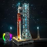 LocoLee Licht Kompatibel mit Lego NASA Artemis Startrampe 10341, Nur Lichter Set - Kein Modell, Licht Beleuchtung Set Fernbedienung Version für Lego 10341 NASA Artemis Startrampe