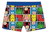 Marvel Avengers Jungen Badeshorts Badeanzug Boxershorts Badehose Schnelltrocknend Atmungsaktiv 104/110 116/122 128/134 Grösse Mehrfarbig (128/134)