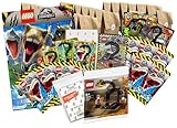 Bundle mit LEGO Jurassic World Serie 2 - Der Adventskalender 2022-24 tolle Überraschungen DELUXE + Exklusive Collect-it Hüllen