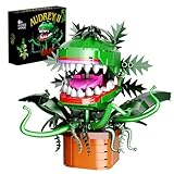 Millionspring Audrey II Piranha-Pflanze-Bausatz Spielzeug, Kannibale mit aufklappbarem Mund Sammlerstück Geschenk für TV-Fan Freund Geburtstag Weihnachten (471 Teile)