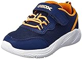 Geox Baby Jungen B Sprintye Boy Sneakers,Navy Orange,23 EU