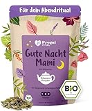 PregniVITAL Gute Nacht Mami – BIO Abendtee, speziell für schwangere Frauen – Schwangerschaftstee 1. 2. 3. Trimester – Vor dem Schlafengehen mit Hopfen und Lavendel – 70 g lose Kräuter