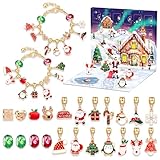 Schmuck Adventskalender 2024 Charm Adventskalender Adventskalender 2024 Frauen Schmuck Schmuck Adventskalender Geeignet für Weihnachtsgeschenke für Frauen und Jugendliche