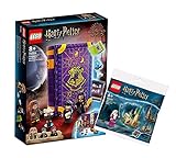 Lego Harry Potter Set: Hogwarts Moment: Wahrsageunterricht Spielzeug-Buch mit Minifiguren (76396) + Hogwarts Schloss (30435)