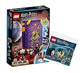 Lego Harry Potter Set: Hogwarts Moment: Wahrsageunterricht Spielzeug-Buch mit Minifiguren (76396) + Hogwarts Schloss (30435)