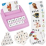 Joozmui Buchstaben Lernen Spiele ab 3-8 Jahre, Spielzeug ab 3-8 Jahre Mädchen Geschenk Junge 3-8 Jahre Kinderspielzeug ab 3-8 Jahre Montessori Spielzeug ab 3-8 Jahre Geschenk Einschulung Mädchen