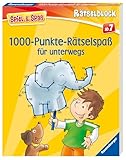 1000-Punkte-Rätselspaß für unterwegs - Rätselbuch ab 7 Jahre, Reisespiele für Kinder (Spiel & Spaß - Rätselblock)