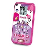 VTech Minnies Lernhandy – Mit den Originalstimmen von Minnie und Daisy sowie spannenden Lernspielen – Für Kinder von 2-5 Jahren, Schwarz