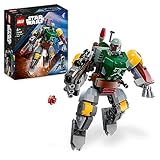 Lego 75369 Star Wars Boba Fett Mech, baubare Actionfigur mit Blaster und Raketenrucksack mit Flick-Shooter, Sammelset für Kinder