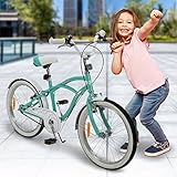 Actionbikes Kinderfahrrad Cruiser - 20 Zoll - Freilauf - Kettenschutz - Luftbereifung - Kinder Fahrrad - Kinderrad - Jungen und Mädchen - Von 5-9 Jahren (Cruiser 20 Zoll Türkis)