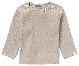 Noppies Unisex Baby U Tee ls Rib Natal T-Shirt, Taupe Melange-P757, 74