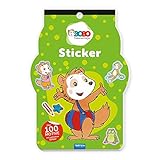 Trötsch Bobo Siebenschläfer Stickerblock: mehr als 100 Sticker mit und ohne Glitzer
