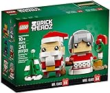LEGO Herr und Frau Weihnachtsmann - Wünsche Frohe BrickHeadz™ Weihnachten – mit Herrn und Frau Weihnachtsmann!