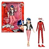 Bandai - Miraculous Ladybug - Ankleidepuppe 26 cm mit zwei Outfits - Ladybug - P50355