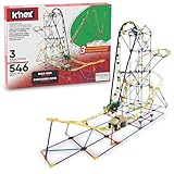 MINT-Forschung Achterbahn-Baukasten, K'NEX Bildung, Basic Fun, 77078, MINT-Lernset mit 546 Teilen, Lernspielzeug für Kinder, Konstruktionsspielzeug für Jungen und Mädchen Ab 8 Jahren
