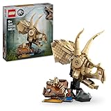 LEGO Jurassic World Dinosaurier-Fossilien: Triceratops-Schädel Modell, Dinosaurier Spielzeug für Jungen und Mädchen ab 9 Jahren, Geschenk für Kinder und Jurassic World Fans 76969