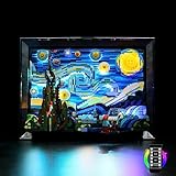 Fernbedienung Licht-Kit für Lego 21333 Ideas Vincent Van Gogh The Starry Night (Kein Lego-Modell), Led Beleuchtungs Set Kompatibel mit Lego The Starry Night, Kreatives Geschenk für Erwachsene