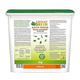 ARDAP GREEN Aktiv Pulver Kieselgur - 2kg im 10 Liter Eimer - Mit Langzeitwirkung gegen Milben, Bettwanzen, Ameisen, Flöhen, Asseln und mehr - Kieselgur für Hühner, Anti Milben Hühner