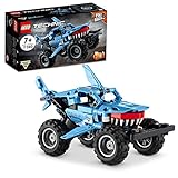 LEGO 42134 Technic Monster Jam Megalodon Modellbausatz, 2in1 Monster Truck im Hai-Design, Spielzeug-Auto mit Rückziehmotor, Geschenk für Kinder, Jungen und Mädchen ab 7 Jahren