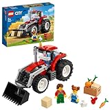 LEGO City Traktor Spielzeug, Bauernhof Set mit Minifiguren und Tierfiguren, toll als Geschenk für Jungen und Mädchen ab 5 Jahren 60287