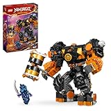 LEGO NINJAGO Coles Erdmech, Actionfiguren-Spielzeug mit veränderbarem Mech, Ninja-Set mit 2 Figuren inklusive Cole, Geschenk für 7-jährige Jungs und Mädchen 71806