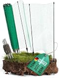 Smabix® Mobiler Zaun zum Einstecken, 20m x 90cm, Komplett-Set, sofort einsatzbereit, ideal für Hunde, Hühner und andere Kleintiere, Hundezaun, Weidezaun, Zaun Garten & Hühnerzaun, Gartennetz