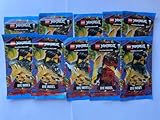 Lego 10x Booster Pack Trading Card Game Die Insel Blue Ocean Serie 6 Sammelkartenspiel 50 Karten - verpackt in Lego Tüte