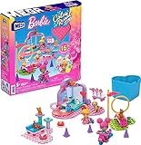 MEGA HHP89 - Barbie Color Reveal Bauspielzeug, Tiere zum Trainieren und Waschen mit 2 kleinen Barbie-Puppen, Zubehör, 6 Tieren, Farbwechsel und 15 Überraschungen, Konstruktionsspielzeug ab 5 Jahren