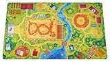 HuggyPlay Spielteppich Ponyhof Kinderteppich 90 x 150 cm