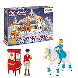 CRAZE Spielzeug Adventskalender Bibi & Tina Weihnachtszirkus, Adventskalender Kinder mit 24 tollen Pferdespielzeugen, komplettes Spielset