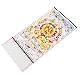 SHINEOFI 2023 Filigraner Wandkalender Hängender Kalender Im Chinesischen Stil Kreativer Hängekalender Traditioneller Wandkalender Kalender Für Das Jahr Des Kaninchens Bürozubehör Papier