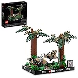 Lego Star Wars Endor Speeder Chase Diorama 75353 Home Decor Bauset für Erwachsene, klassisches Sammlerstück mit Luke Skywalker und Prinzessin Leia Minifiguren, lustiges Geburtstagsgeschenk für Star