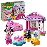 LEGO 10873 DUPLO Disney Minnies Geburtsparty, Spielzeug ab 2 Jahre, Lernspielzeug mit Bausteinen, Set mit Spielzeugauto, Minnie Mouse und Katze