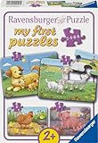 Ravensburger Kinderpuzzle - 12004041 Kleine Bauernhoftiere - My First Puzzle mit 2,4,6,8 Teilen - Puzzle für Kinder ab 2 Jahren