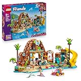 LEGO Friends Familienurlaub im Strandresort - Spielzeug mit 6 Mini-Puppen, Schildkröten- und Delfinfiguren, Eisdiele und Zubehör - Kinder Geschenk für Mädchen ab 8 Jahren - 42673