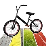 Laufräder Lauflernrad 18 Zoll Luftreifen Laufrad für Erwachsene/Groß Jungen Kind, Schwarz Großes No-Pedal Fahrrad Trainieren, für Teenagergröße: 140-175cm, Belastung: 90kg