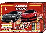 Carrera - 20062578 - Carrera GO!!! Ferrari Supercar Power (Wireless) Rennbahn-Set I Rennbahn mit lizensierten Slotcars | bis zu 2 Spieler | Für Kinder ab 6 Jahren & Erwachsene