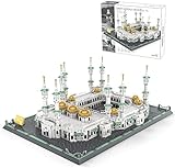 Moschee Von Mekka Bausteine 2274 Klemmbausteine Weltberühmtes Architekturmodell Mini-Baustein-Bausatz Geschenk für Erwachsene und Kinder, Nicht Kompatibel mit lego