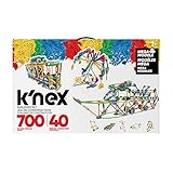 K'Nex 80209 Mega Models Building Set, 3D Educational Toys for Kids, 700 Piece Stem Learning Kit, Engineering for Kids, Colourful 40 Model Building Construction Toy for Children Aged 7 +