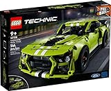 LEGO 42138 Technic Ford Mustang Shelby GT500, Modellauto-Bausatz, Spielzeugauto, Rennauto für Kinder und Teenager mit AR-App und Rückziehmotor