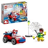LEGO Marvel Spider-Mans Auto und Doc Ock Set, Spidey und Seine Super-Freunde, baubares Spielzeug für Jungen und Mädchen ab 4 Jahren, mit im Dunkeln leuchtenden Teilen 10789