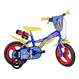 Babyfahrrad Größe 12 Sonic Kinderfahrrad Dino Bikes Made in Italy 612L-SC
