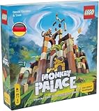 Asmodees - Monkey Palace: EIN Lego Brettspiel – Stein auf Stein zum prächtigsten Palast! Lustiges Familien-Baustein-Spiel für Kinder und Erwachsene - Alter 10+, 2-4 Spieler, 45 Minuten pro Partie