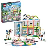 LEGO 41744 Friends Sportzentrum BAU-Spielzeug mit Fußball-, Basketball- und Tennis-Spielen sowie Kletterwand und 4 Mini-Puppen, Heartlake City Geschenk für Kinder ab 8 Jahren