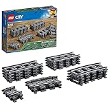 LEGO 60205 City Schienen, 20 Stück, Erweiterungsset für Kinder, Jungen und Mädchen, Spielzeug Set