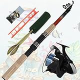 FORELLEN Angelset Allround Einsteiger-Combo mit Rute + Rolle + Tasche + Zubehör fertig montiert 4621