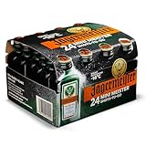 Jägermeister – 24 x 0,02l Premium Kräuterlikör Shots 35% Vol. als Party Geschenk – Aus 56 erlesenen Kräuter – Im Eichenfass gelagert – Das Original aus Wolfenbüttel