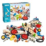 BRIO Builder 34587 Box 136 TLG. - Das kreative Konstruktionsspielzeug aus Schweden - Der ideale Einstieg in die Welt des Bauens und Bastelns - Für Kinder ab 3 Jahren
