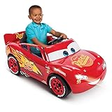 Huffy 17348WP Disney Lightning McQueen Kids Electric Ride On Car, Red